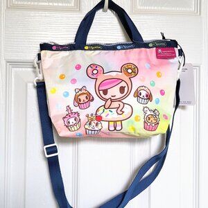 LeSportsac Tokidoki Donutella Unicorn Petite Carry Tote Bag Purse Anime Gift